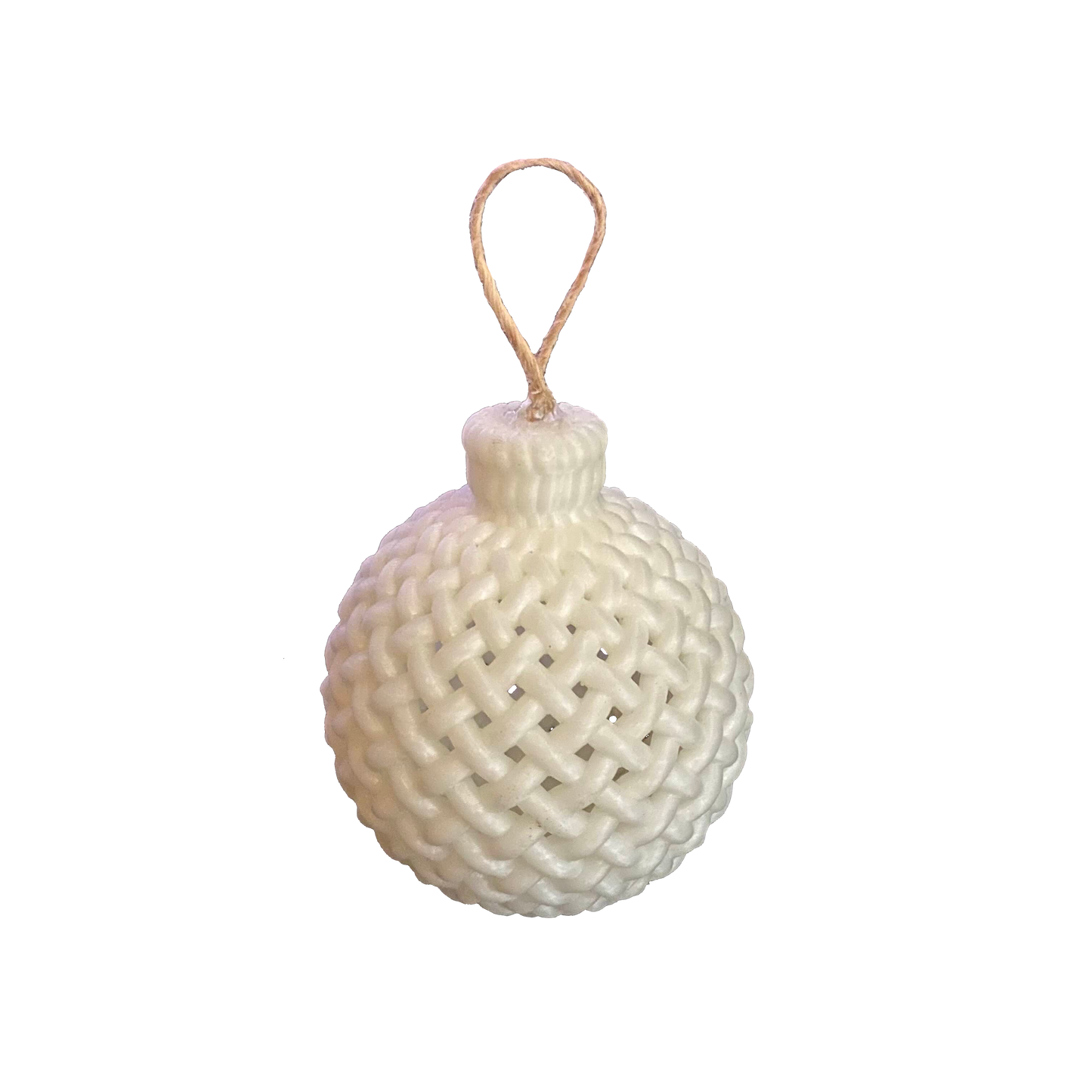 Knit Texture Bauble Ornament