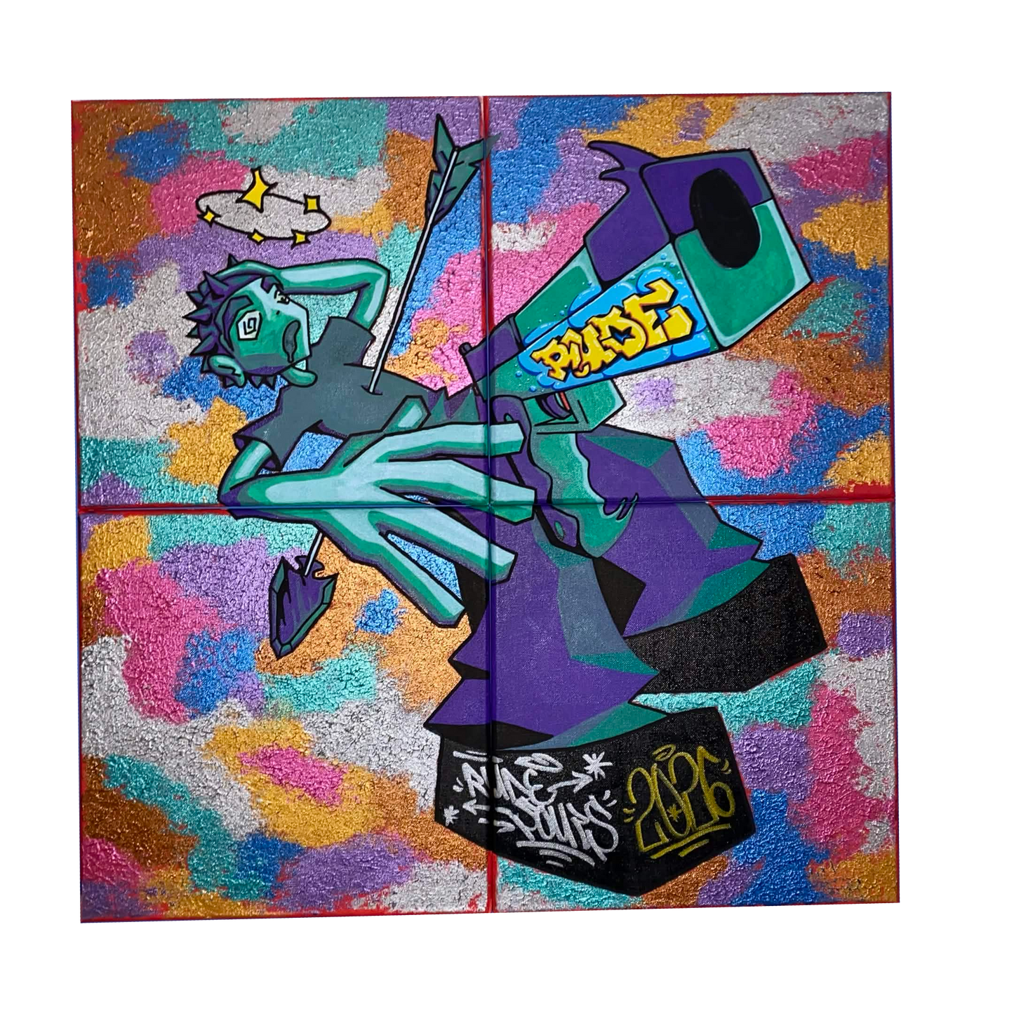 Dazed BIG Canvas Painting