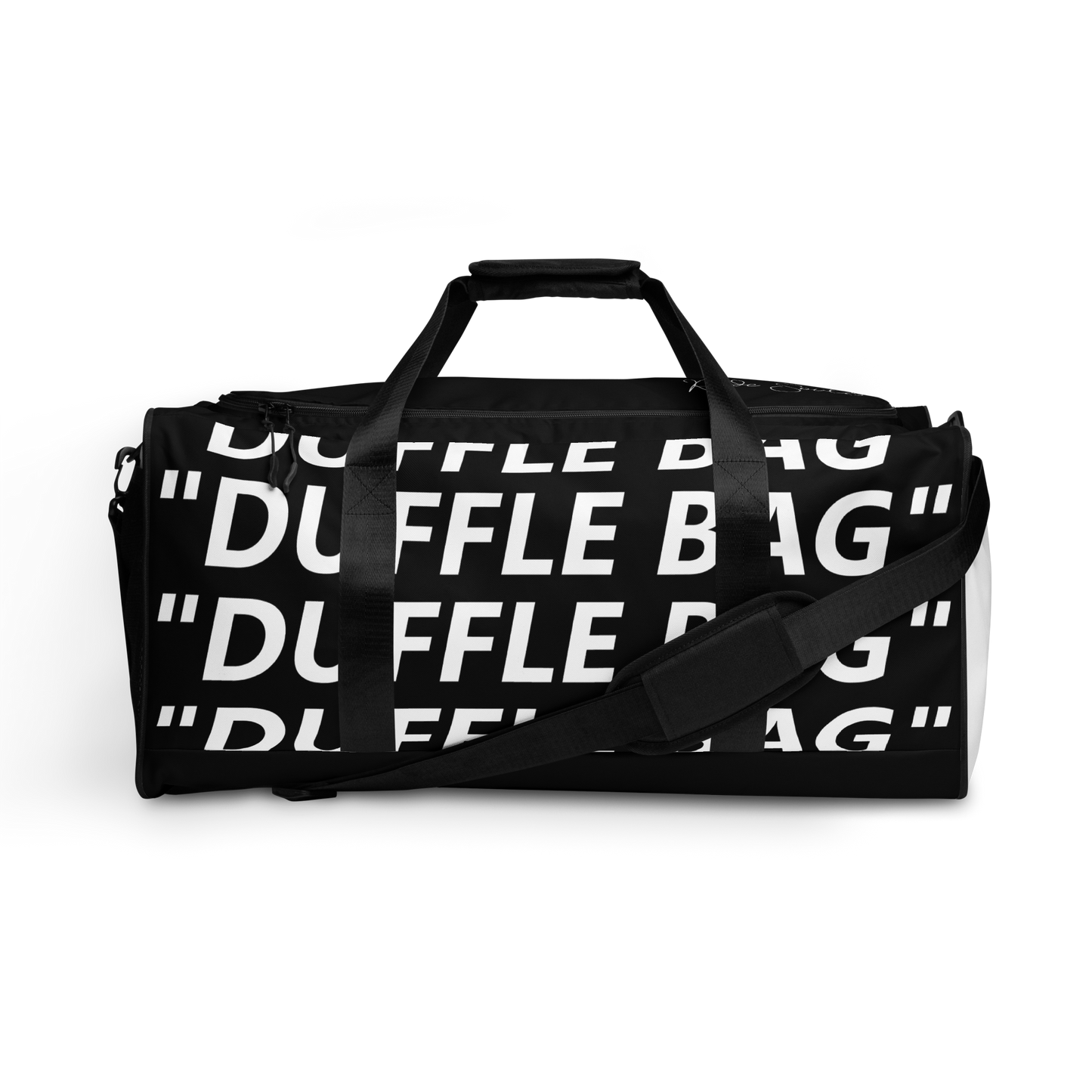 Black And White Duffle Bag