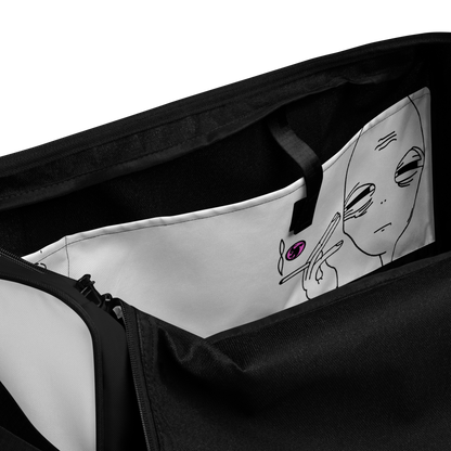 Black And White Duffle Bag