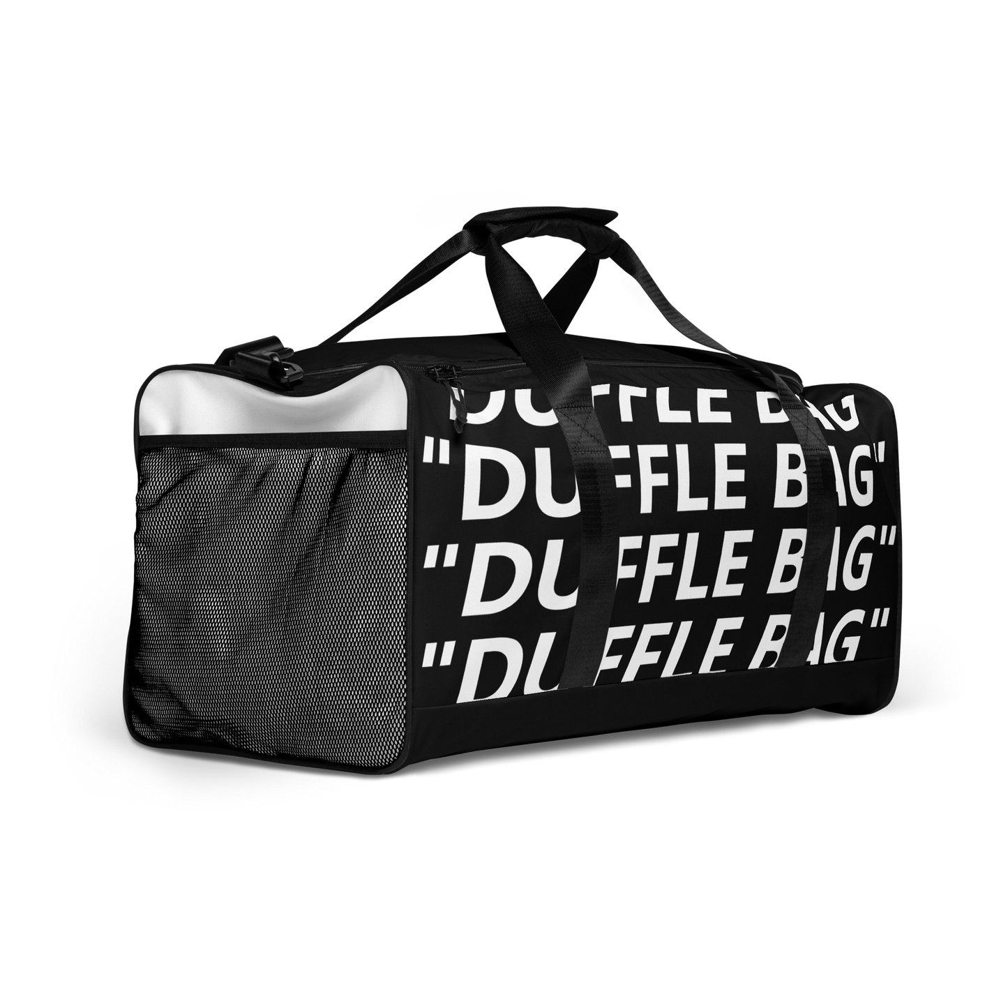 Black And White Duffle Bag