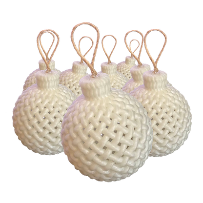 Knit Texture Bauble Ornament