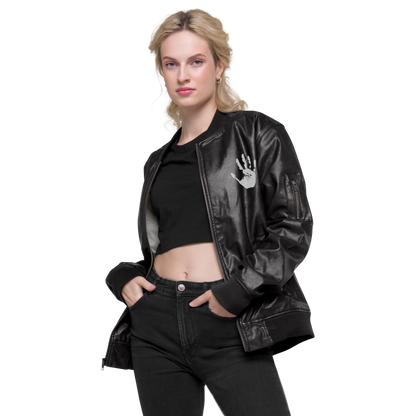 Live Life Faux Leather Jacket