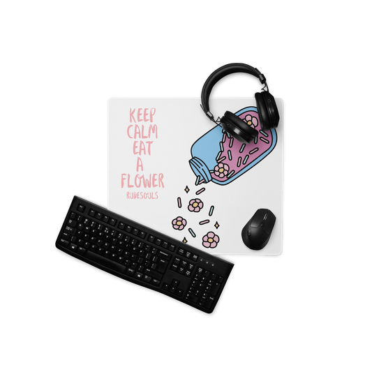 Eat A Flower Gaming Mouse Pad