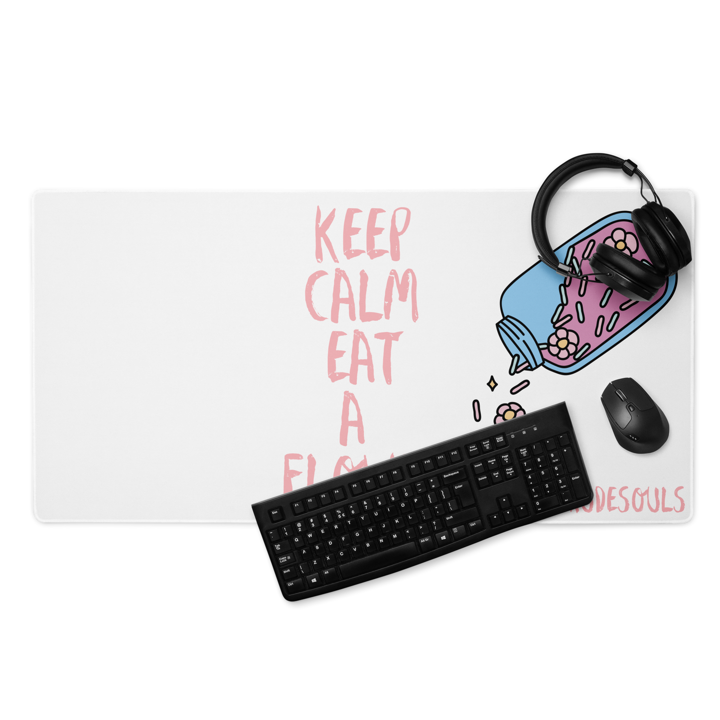 Eat A Flower Gaming Mouse Pad