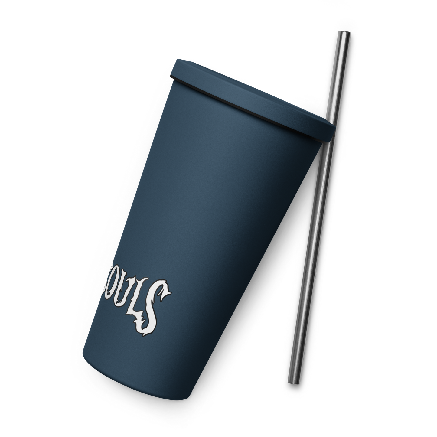 Rude Souls Insulated Tumbler With A Straw