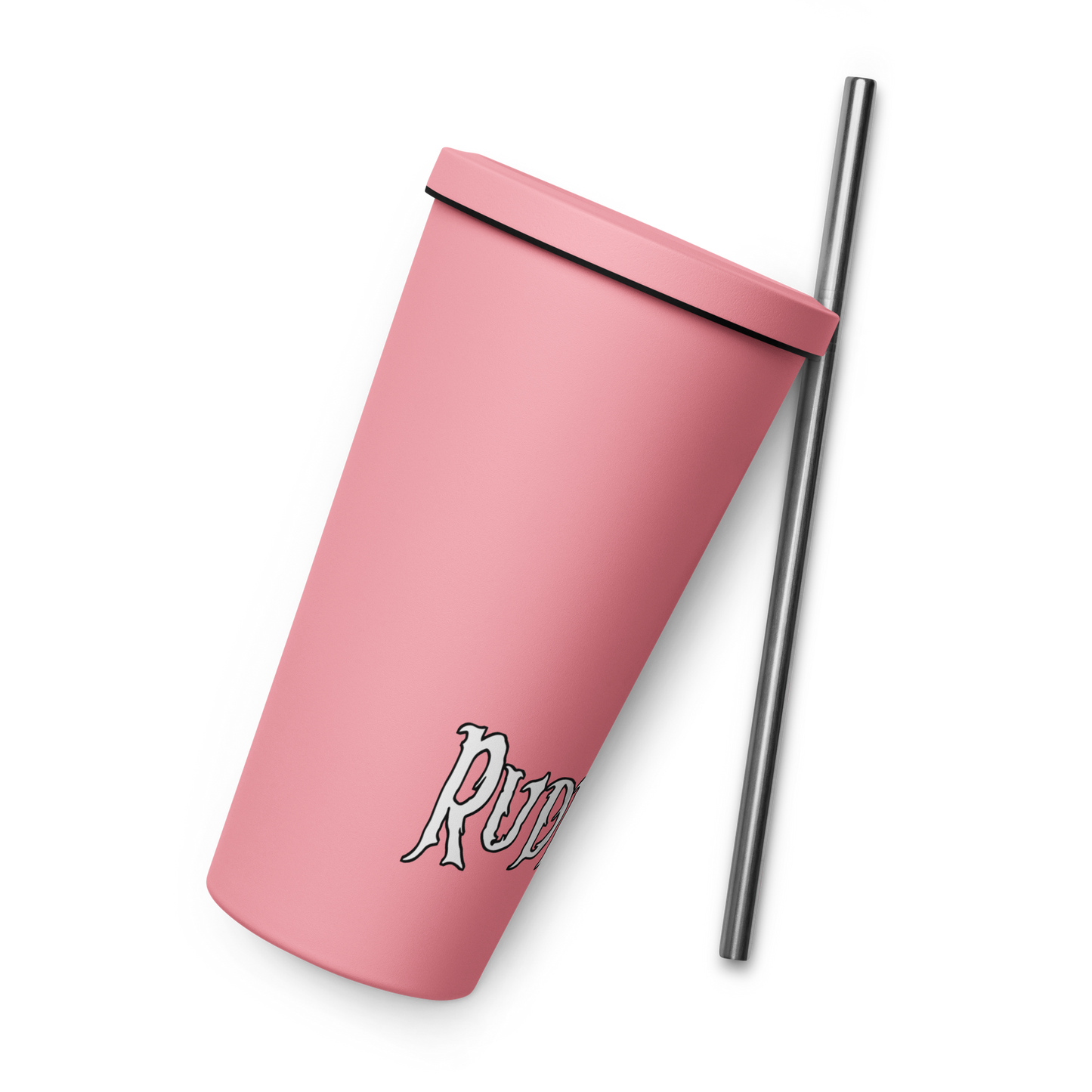 Rude Souls Insulated Tumbler With A Straw