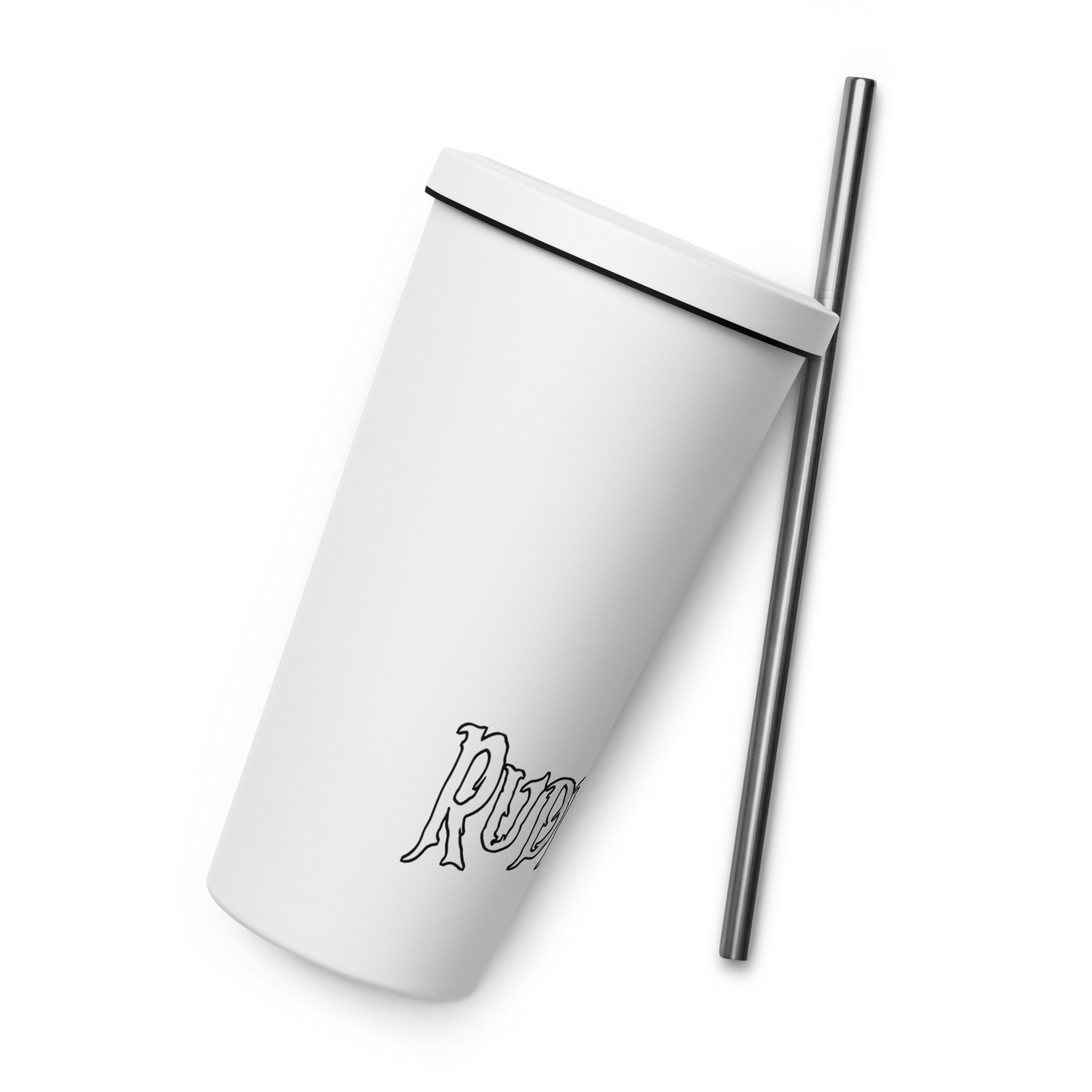 Rude Souls Insulated Tumbler With A Straw