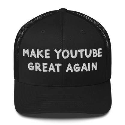 Make Youtube Great Again Trucker Cap