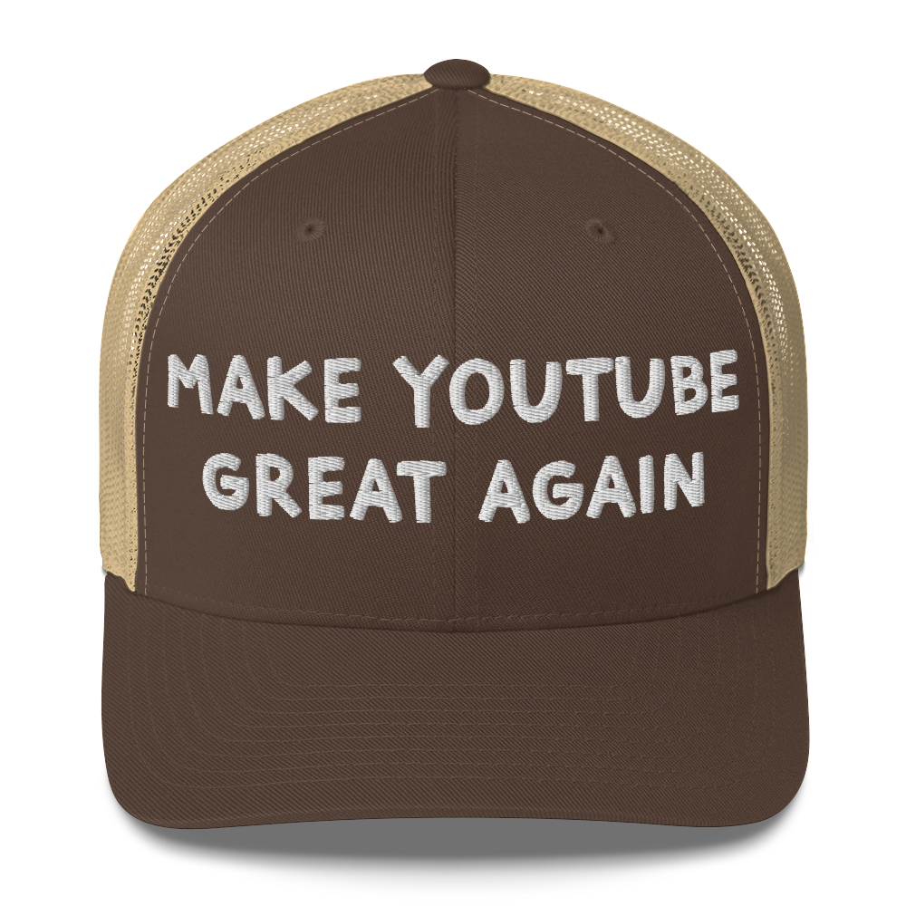 Make Youtube Great Again Trucker Cap