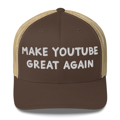 Make Youtube Great Again Trucker Cap