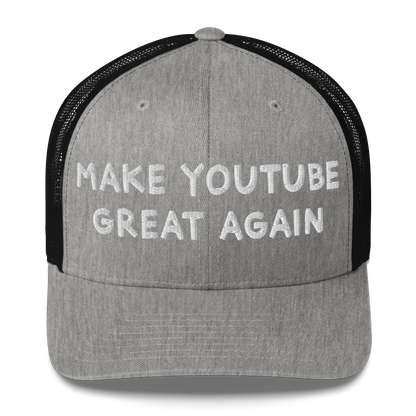 Make Youtube Great Again Trucker Cap