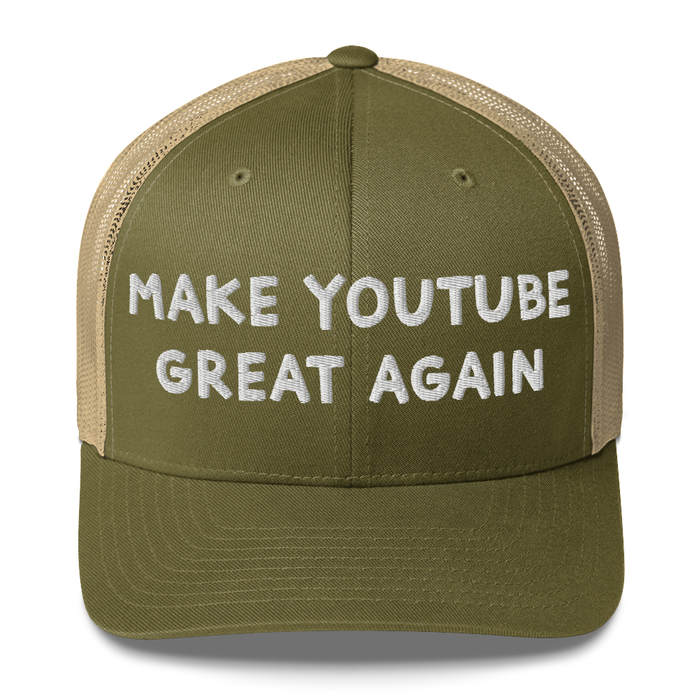 Make Youtube Great Again Trucker Cap