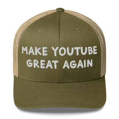 Make Youtube Great Again Trucker Cap