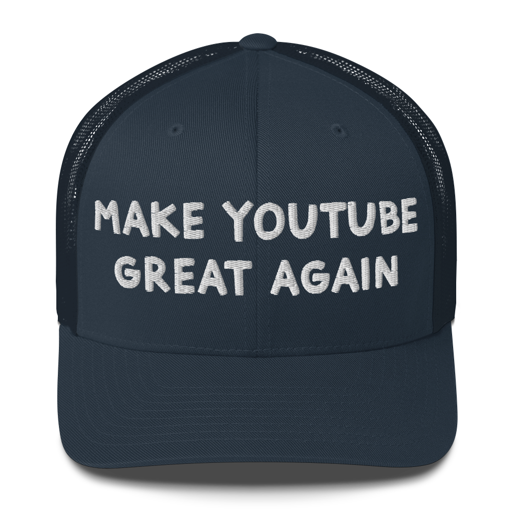 Make Youtube Great Again Trucker Cap