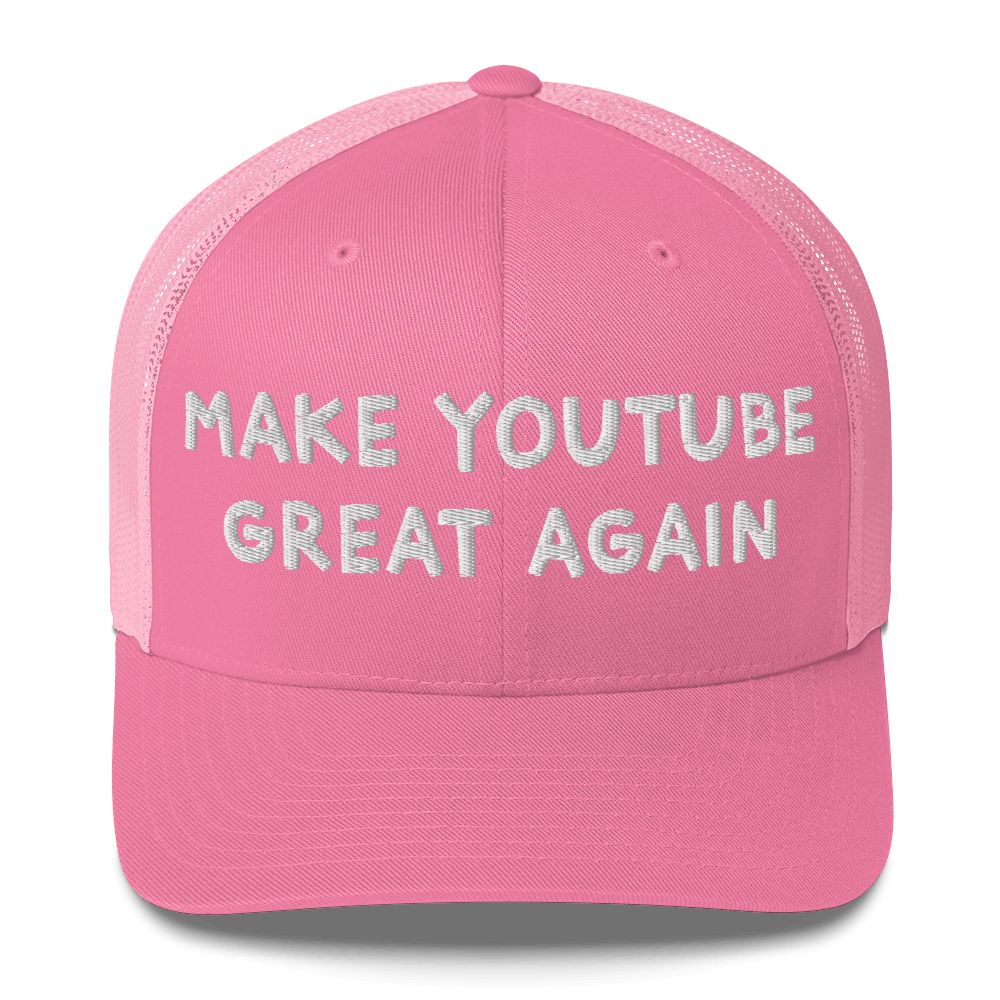 Make Youtube Great Again Trucker Cap