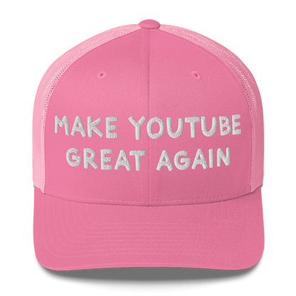 Make Youtube Great Again Trucker Cap