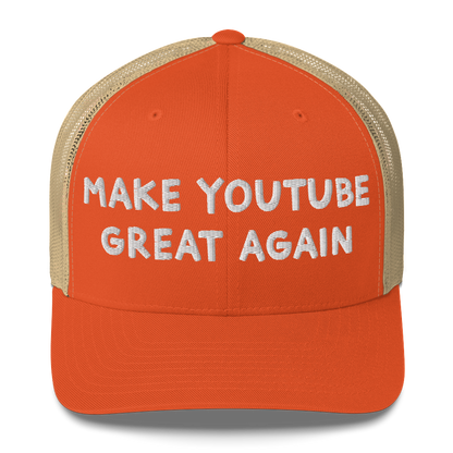 Make Youtube Great Again Trucker Cap